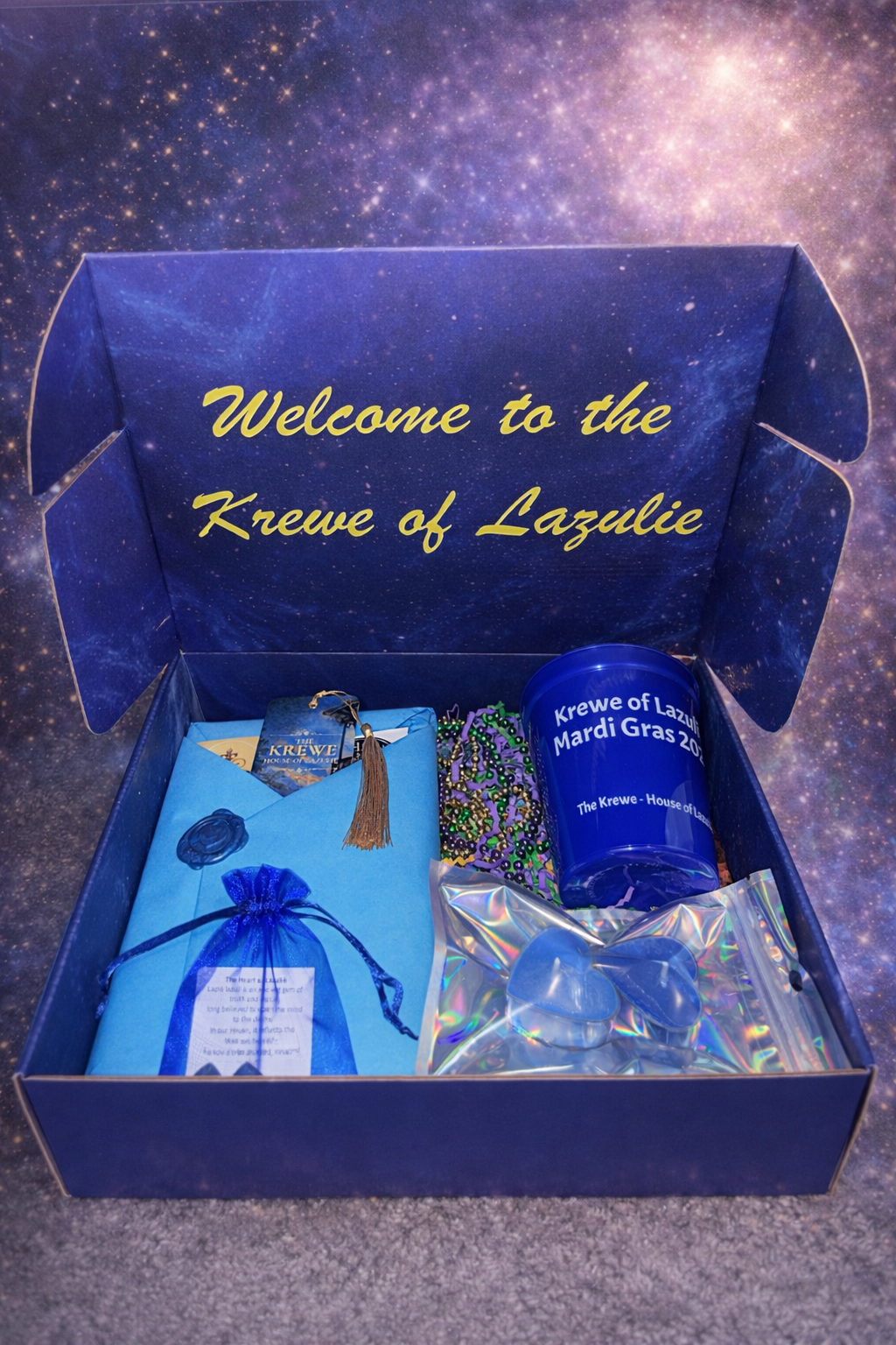 Blue Hearts Initiates Book Box 💙
